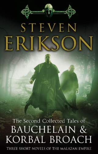 Buchcover und Innenansicht für das Buch: The Second Collected Tales of Bauchelain & Korbal Broach
