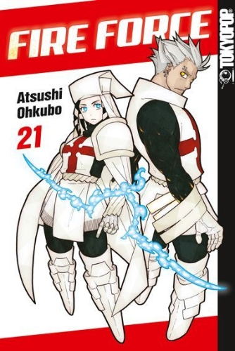 Buchcover und Innenansicht für das Buch: Fire Force 21