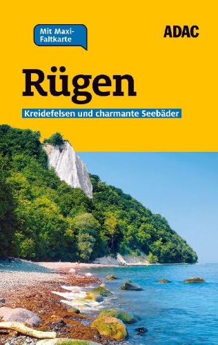 Buchcover und Innenansicht für das Buch: ADAC Reiseführer plus Rügen mit Hiddensee und Stralsund