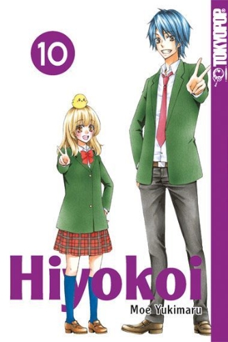 Buchcover und Innenansicht für das Buch: Hiyokoi 10