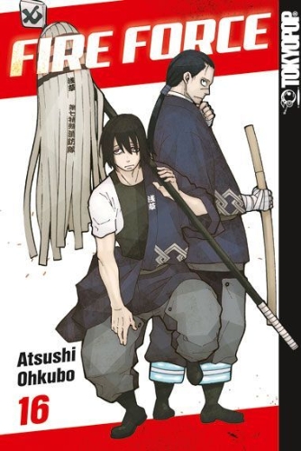 Buchcover und Innenansicht für das Buch: Fire Force 16
