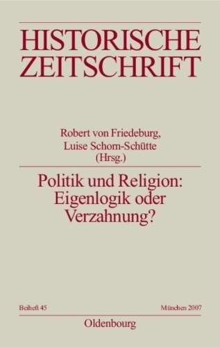 Buchcover und Innenansicht für das Buch: Politik und Religion: Eigenlogik oder Verzahnung?