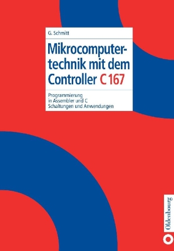 Buchcover und Innenansicht für das Buch: Mikrocomputertechnik mit dem Controller C167