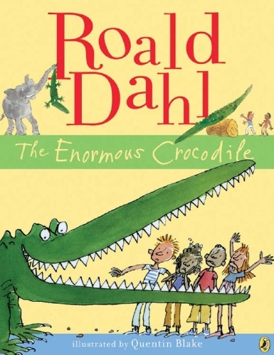 Buchcover und Innenansicht für das Buch: The Enormous Crocodile
