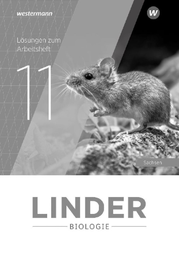 Buchcover und Innenansicht für das Buch: LINDER Biologie SII 11. Lösungen zum Arbeitsheft. Für Sachsen