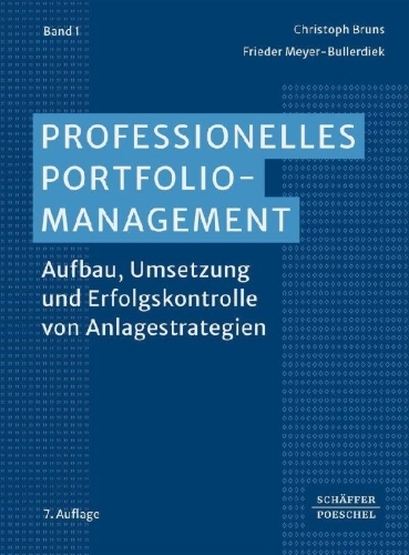 Buchcover und Innenansicht für das Buch: Professionelles Portfoliomanagement (Band 1)