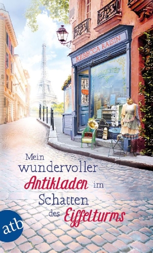 Buchcover und Innenansicht für das Buch: The Little Antique Shop Under The Tour Eiffel