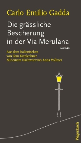 Buchcover und Innenansicht für das Buch: Die grässliche Bescherung in der   Via Merulana