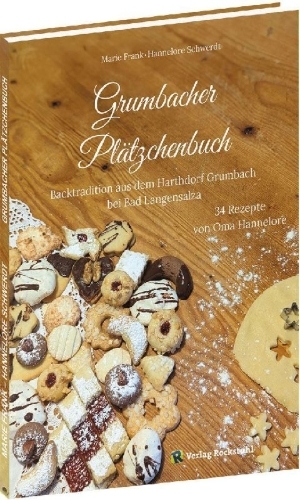 Buchcover und Innenansicht für das Buch: Grumbacher Plätzchenbuch