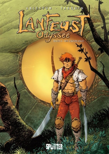 Buchcover und Innenansicht für das Buch: Lanfeust Odyssee. Band 4