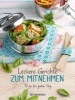 Buchcover und Innenansicht für das Buch: Leckere Gerichte zum Mitnehmen