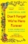 Buchcover und Innenansicht für das Buch: Don't Forget We're Here Forever