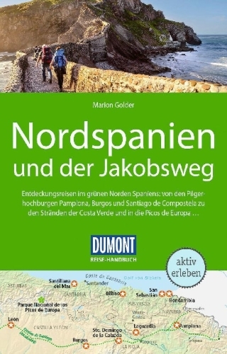 Buchcover und Innenansicht für das Buch: DUMONT Reise-Handbuch Reiseführer Nordspanien und der Jakobsweg