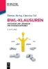 Buchcover und Innenansicht für das Buch: BWL-Klausuren