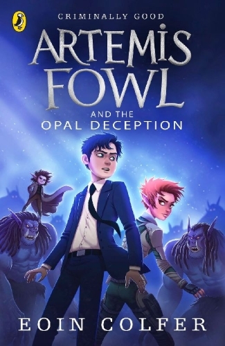 Buchcover und Innenansicht für das Buch: Artemis Fowl and the Opal Deception