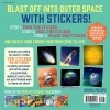 Buchcover und Innenansicht für das Buch: Paint by Sticker Kids: Outer Space
