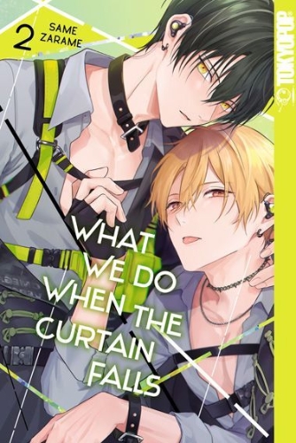Buchcover und Innenansicht für das Buch: What We Do When the Curtain Falls 02
