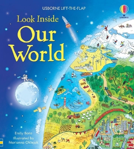 Buchcover und Innenansicht für das Buch: Look Inside Our World