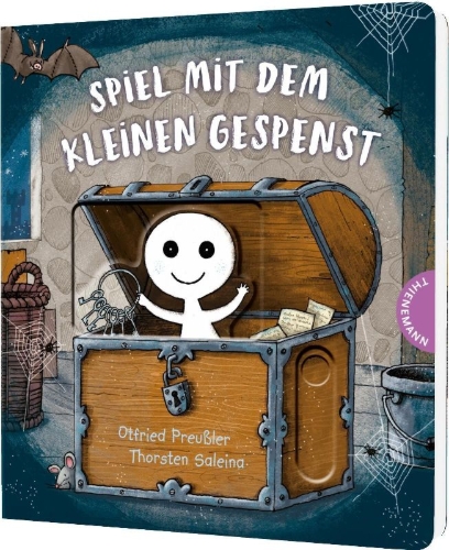 Buchcover und Innenansicht für das Buch: Das kleine Gespenst: Spiel mit dem kleinen Gespenst
