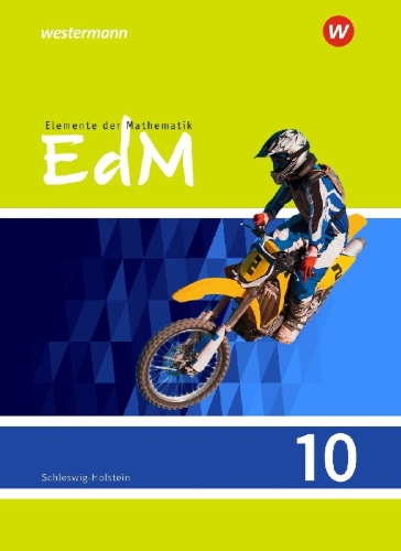 Buchcover und Innenansicht für das Buch: Elemente der Mathematik SI 10. Schülerband. G9. Schleswig-Holstein