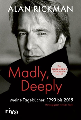 Buchcover und Innenansicht für das Buch: Madly, Deeply: The Alan Rickman Diaries