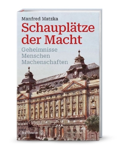 Buchcover und Innenansicht für das Buch: Schauplätze der Macht