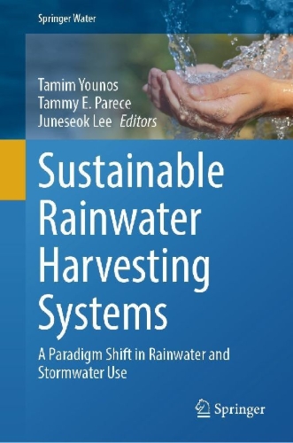 Buchcover und Innenansicht für das Buch: Sustainable Rainwater Harvesting Systems