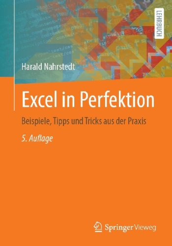 Buchcover und Innenansicht für das Buch: Excel in Perfektion