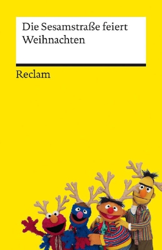 Buchcover und Innenansicht für das Buch: Die Sesamstraße feiert Weihnachten