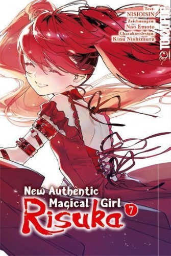 Buchcover und Innenansicht für das Buch: New Authentic Magical Girl Risuka 07