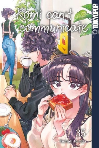 Buchcover und Innenansicht für das Buch: Komi can't communicate 35