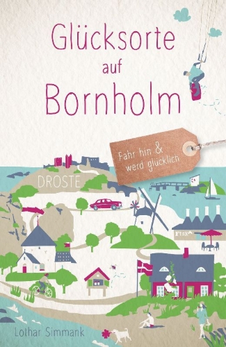 Buchcover und Innenansicht für das Buch: Glücksorte auf Bornholm