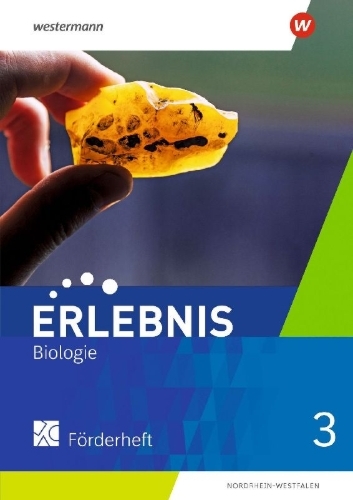 Buchcover und Innenansicht für das Buch: Erlebnis Biologie 3, Förderheft. Für Nordrhein-Westfalen