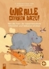 Buchcover und Innenansicht für das Buch: Wir alle gehören dazu! Wie die Tiere der Savannenschule Diversität und Inklusion erleben