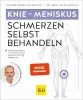 Buchcover und Innenansicht für das Buch: Knie - Meniskusschmerzen selbst behandeln