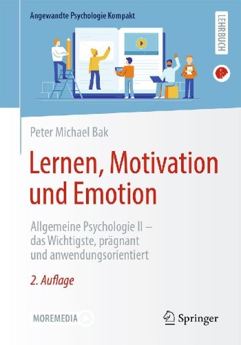 Buchcover und Innenansicht für das Buch: Lernen, Motivation und Emotion
