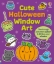 Buchcover und Innenansicht für das Buch: Cute Halloween Window Art