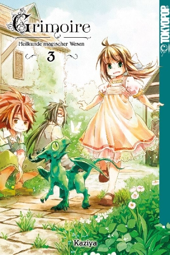 Buchcover und Innenansicht für das Buch: Grimoire - Heilkunde magischer Wesen 03