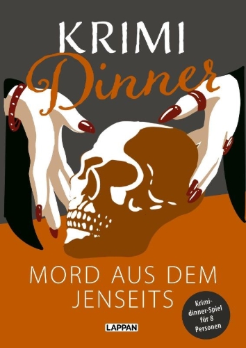 Buchcover und Innenansicht für das Buch: Krimi-Dinner: Mord aus dem Jenseits