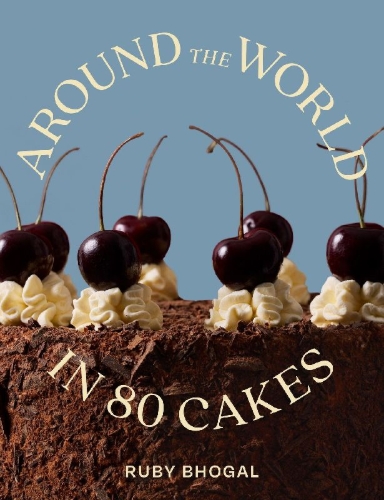 Buchcover und Innenansicht für das Buch: Around the World in 80 Cakes