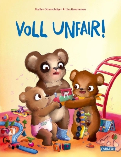 Buchcover und Innenansicht für das Buch: Voll unfair!