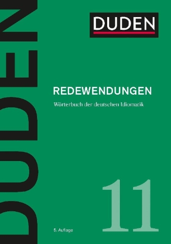 Buchcover und Innenansicht für das Buch: Duden 11 - Redewendungen