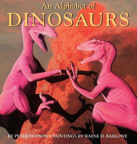 Buchcover und Innenansicht für das Buch: An Alphabet of Dinosaurs