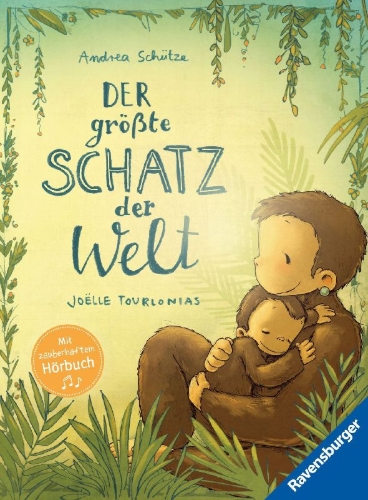 Buchcover und Innenansicht für das Buch: Der größte Schatz der Welt. Jubiläumsausgabe mit Hörbuch