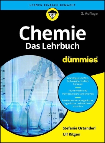 Buchcover und Innenansicht für das Buch: Chemie für Dummies. Das Lehrbuch