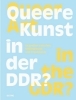 Buchcover und Innenansicht für das Buch: Queere Kunst in der DDR?