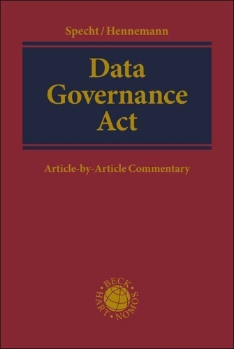 Buchcover und Innenansicht für das Buch: Data Governance Act