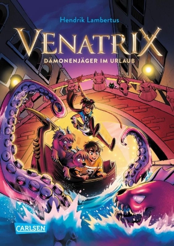 Buchcover und Innenansicht für das Buch: Venatrix 2: Dämonenjäger im Urlaub