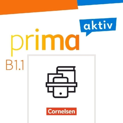 Buchcover und Innenansicht für das Buch: Prima aktiv B1. Band 1 - Kursbuch inkl. E-Book und Arbeitsbuch inkl. E-Book im Paket