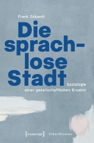 Buchcover und Innenansicht für das Buch: Die sprachlose Stadt